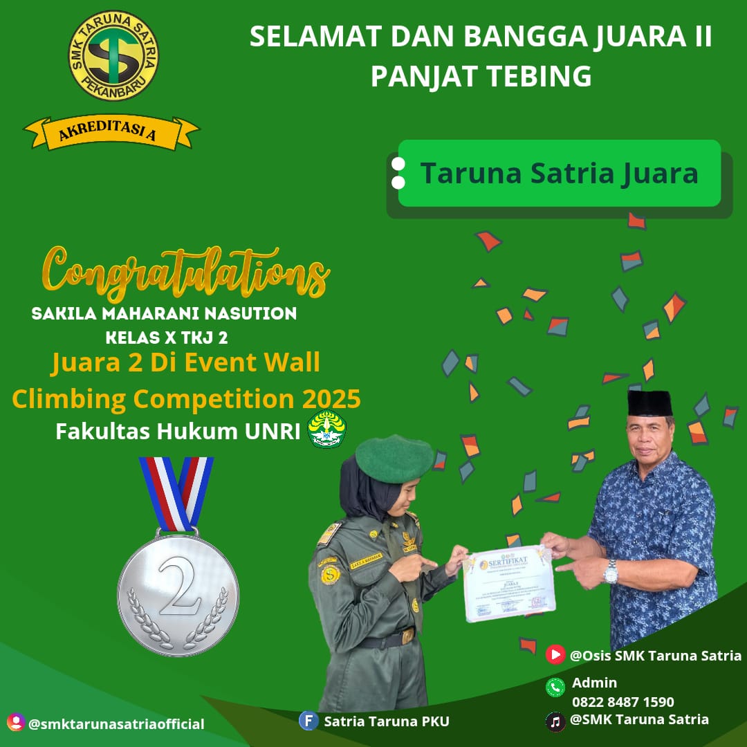 Juara 2 Lomba Panjat Tebing 2025
