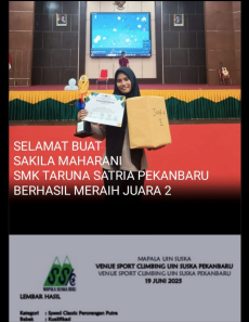Juara 2 Climbing Mapala UIN Suska Riau